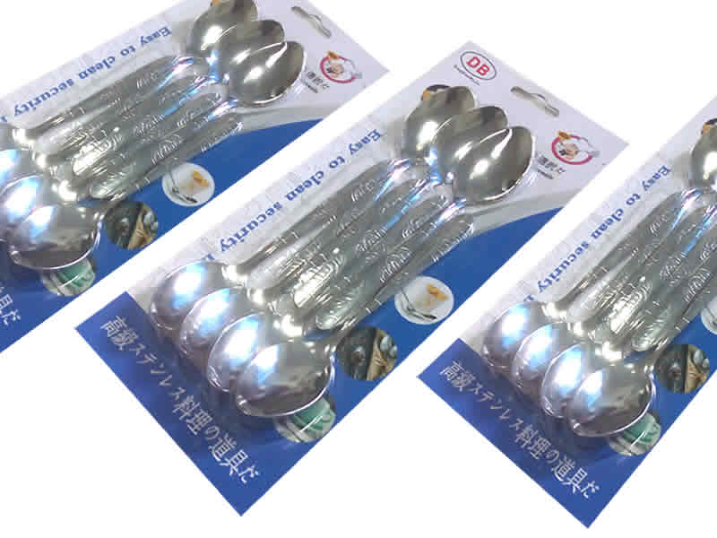 Stainless teaspoons