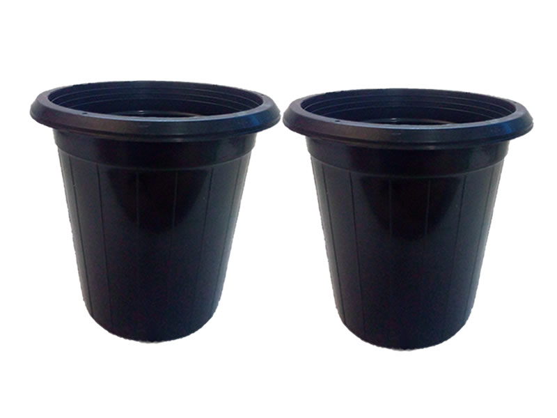 Tall circle plant pot 6"