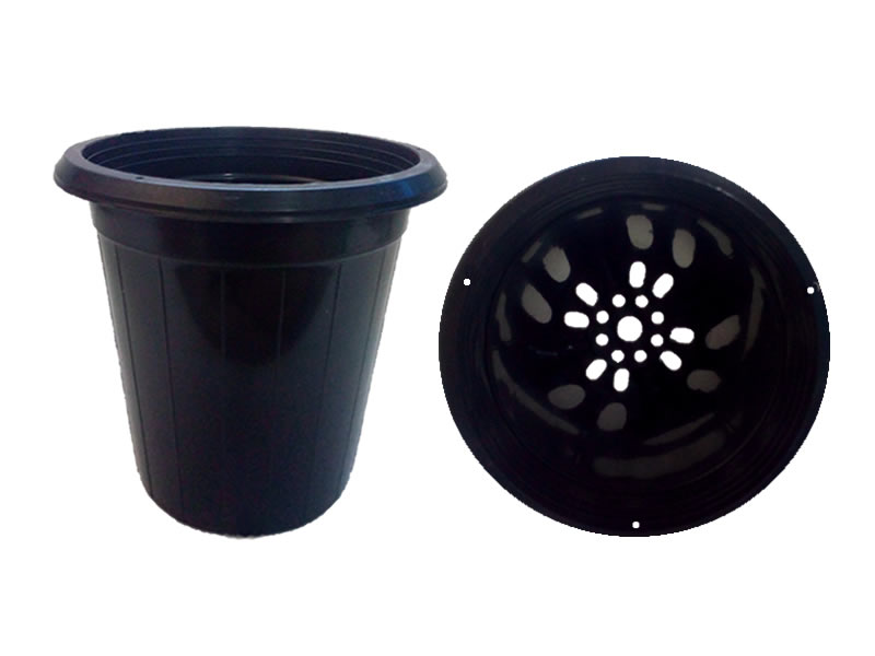 Tall circle plant pot 6"