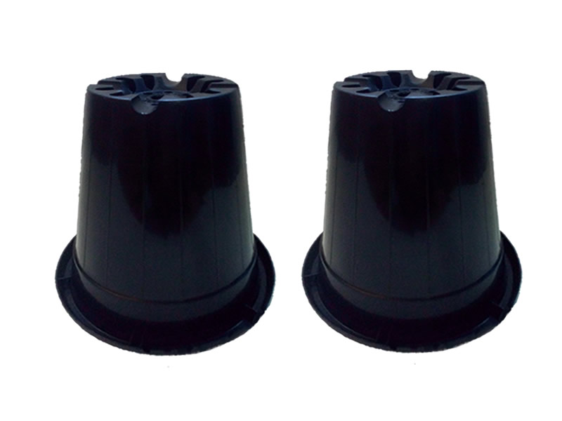 Tall circle plant pot 6"