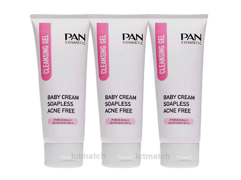 Pink-Pan Cosmetic Baby Cream Soapless Cleansing Gel