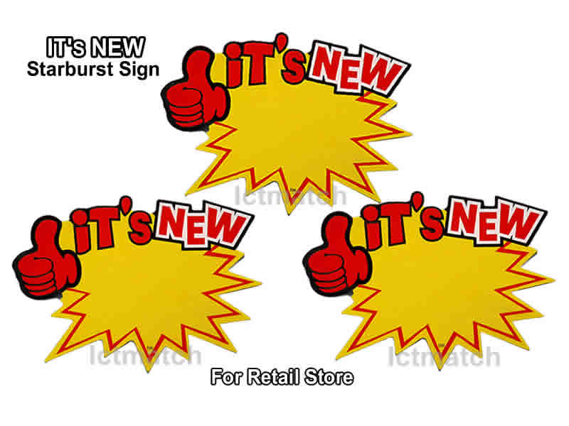 MIX Starburst Sign 60 pcs