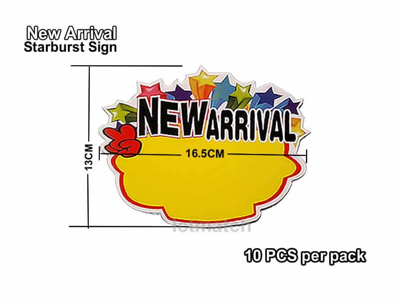MIX Starburst Sign 60 pcs