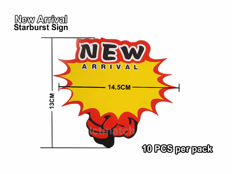 MIX Starburst Sign 60 pcs